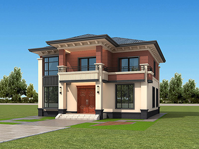 二層新中式小別墅，時尚經(jīng)典，中正大氣。