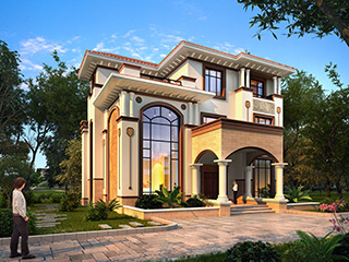 三層現(xiàn)代別墅，布局完美，百看不厭。