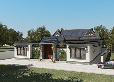 中式四合院設(shè)計，性價比首選設(shè)計圖紙，經(jīng)典傳承！