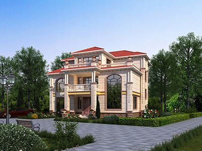 自建房設計圖，三層歐式小別墅，豪華大氣，看過的都說好！