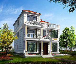 鄉(xiāng)村三層別墅設(shè)計(jì)圖，最新設(shè)計(jì)，快來看看吧！