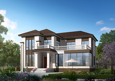 農(nóng)村二層大別墅，歐式風(fēng)格，簡(jiǎn)約大氣上檔次！