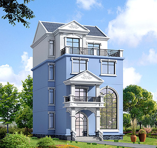 自建別墅設計及效果圖，讓自己過上簡單快樂的生活