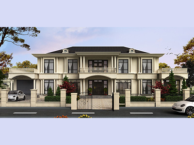 歐式別墅素描，享受奢華生活體驗(yàn)