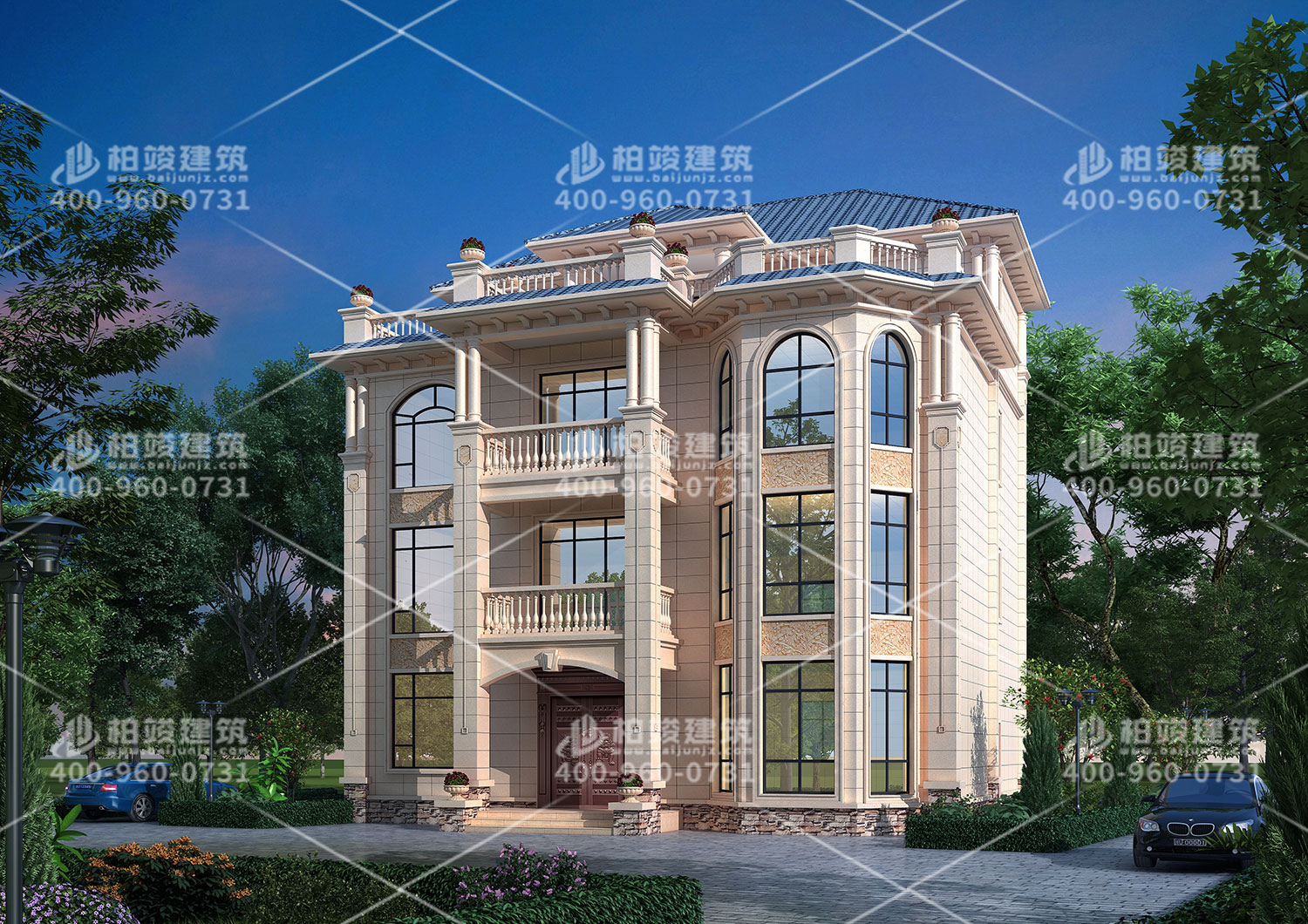 廣東吳總定制三層自建房設(shè)計(jì)圖，絕配！