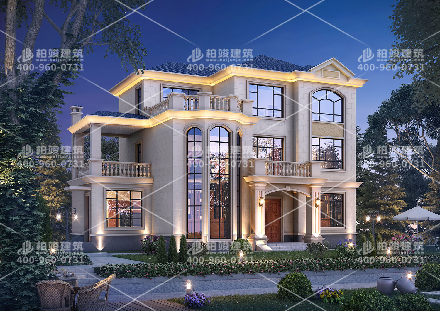 貴州楊總定制豪華三層大別墅，歐式風(fēng)格讓人著迷。