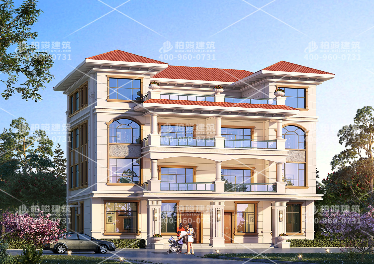 農(nóng)村自建房設(shè)計(jì)圖，貴州張總定制四層大別墅。