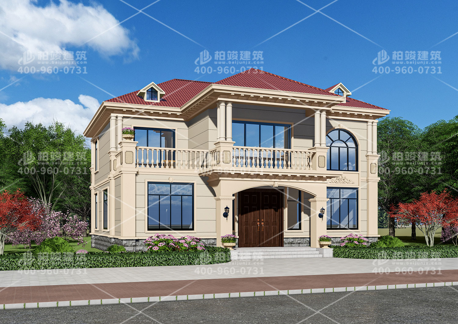 三層別墅設(shè)計圖紙及效果圖大全，千金不換的房子。