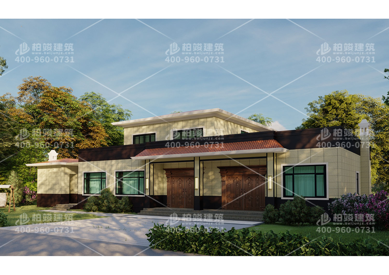 農(nóng)村小別墅設(shè)計(jì)圖，按您喜歡的風(fēng)格來設(shè)計(jì)。