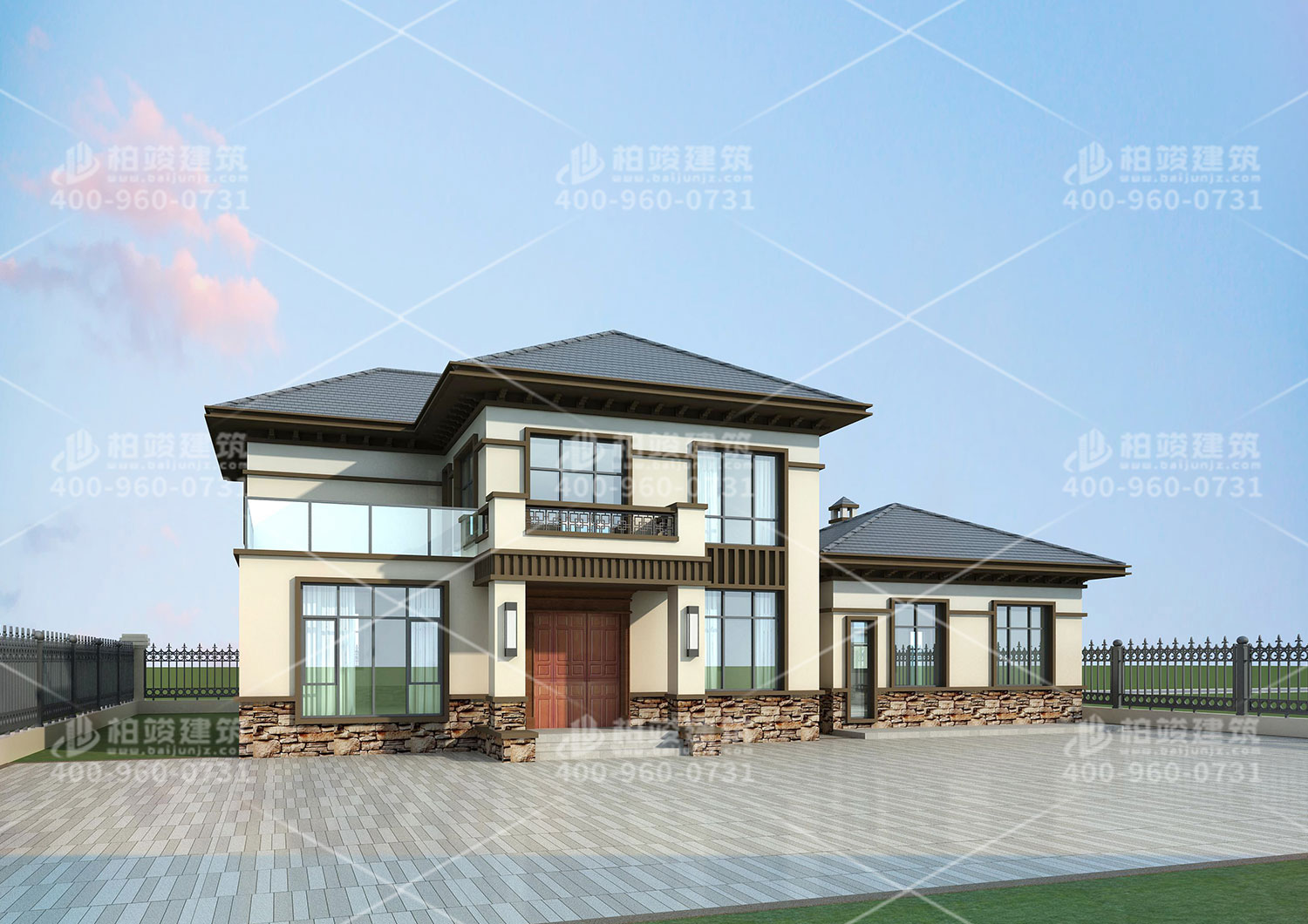 現(xiàn)代風(fēng)格別墅設(shè)計(jì)圖，年輕人的最愛。