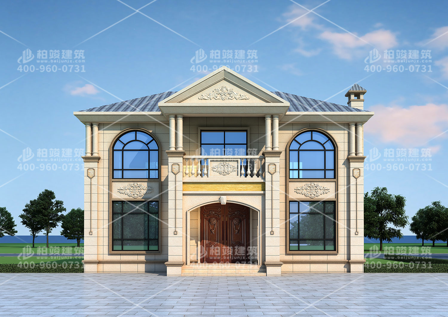 二層小別墅建筑設(shè)計圖，全套經(jīng)典圖紙。