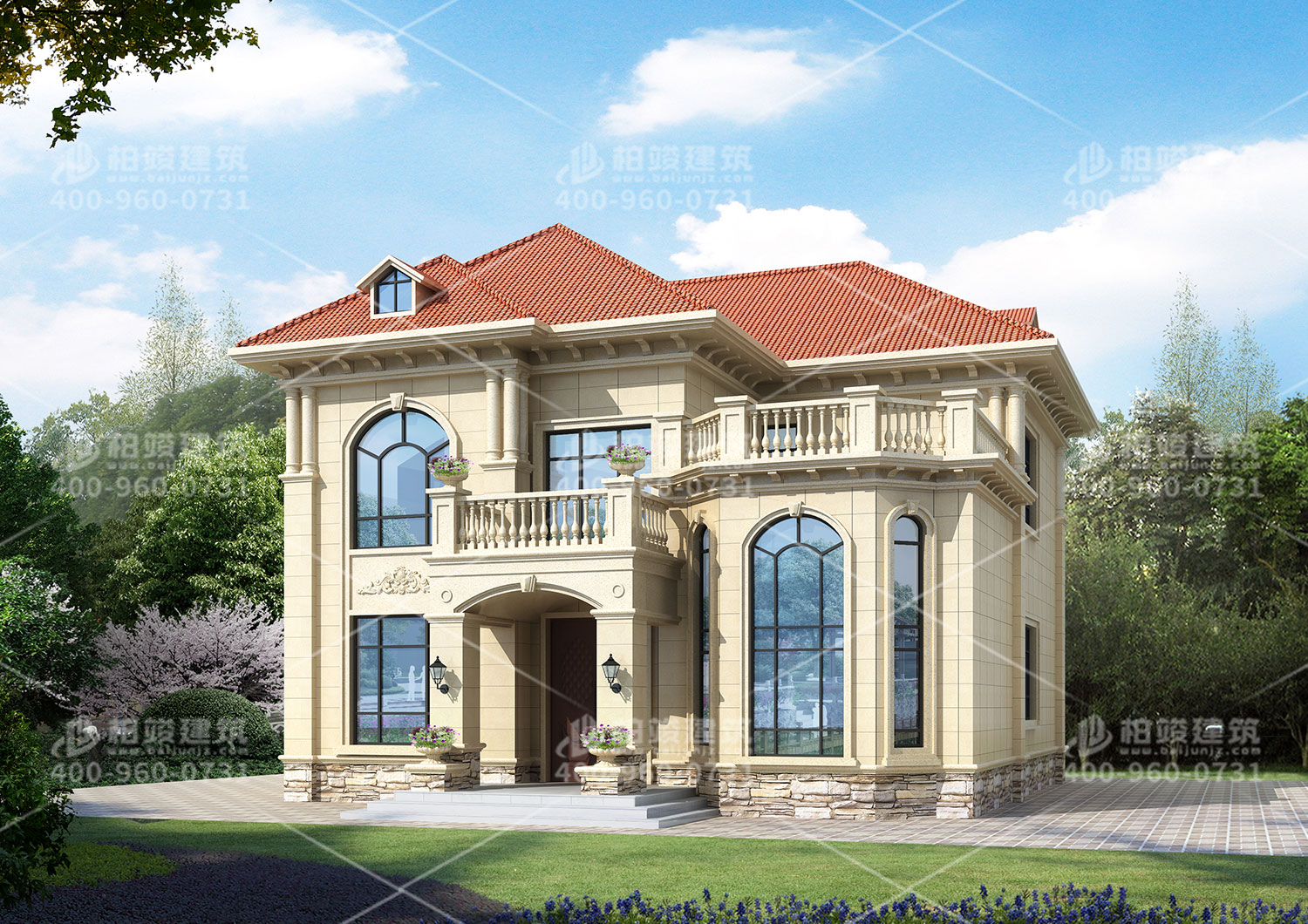 農(nóng)村五間三層別墅設(shè)計(jì)圖，內(nèi)部布局實(shí)用