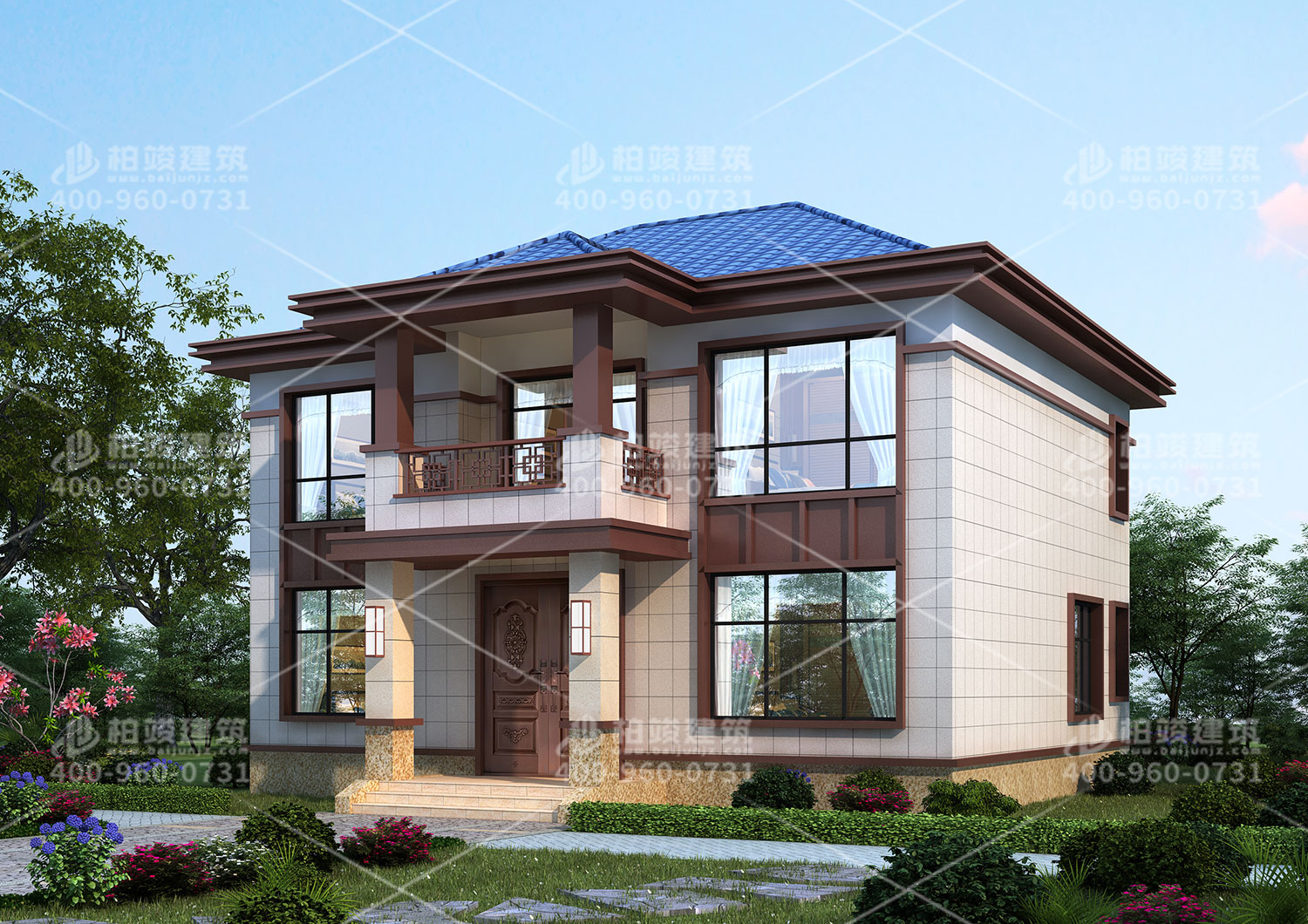 帶陽(yáng)臺(tái)三層自建房，晾曬空間足。