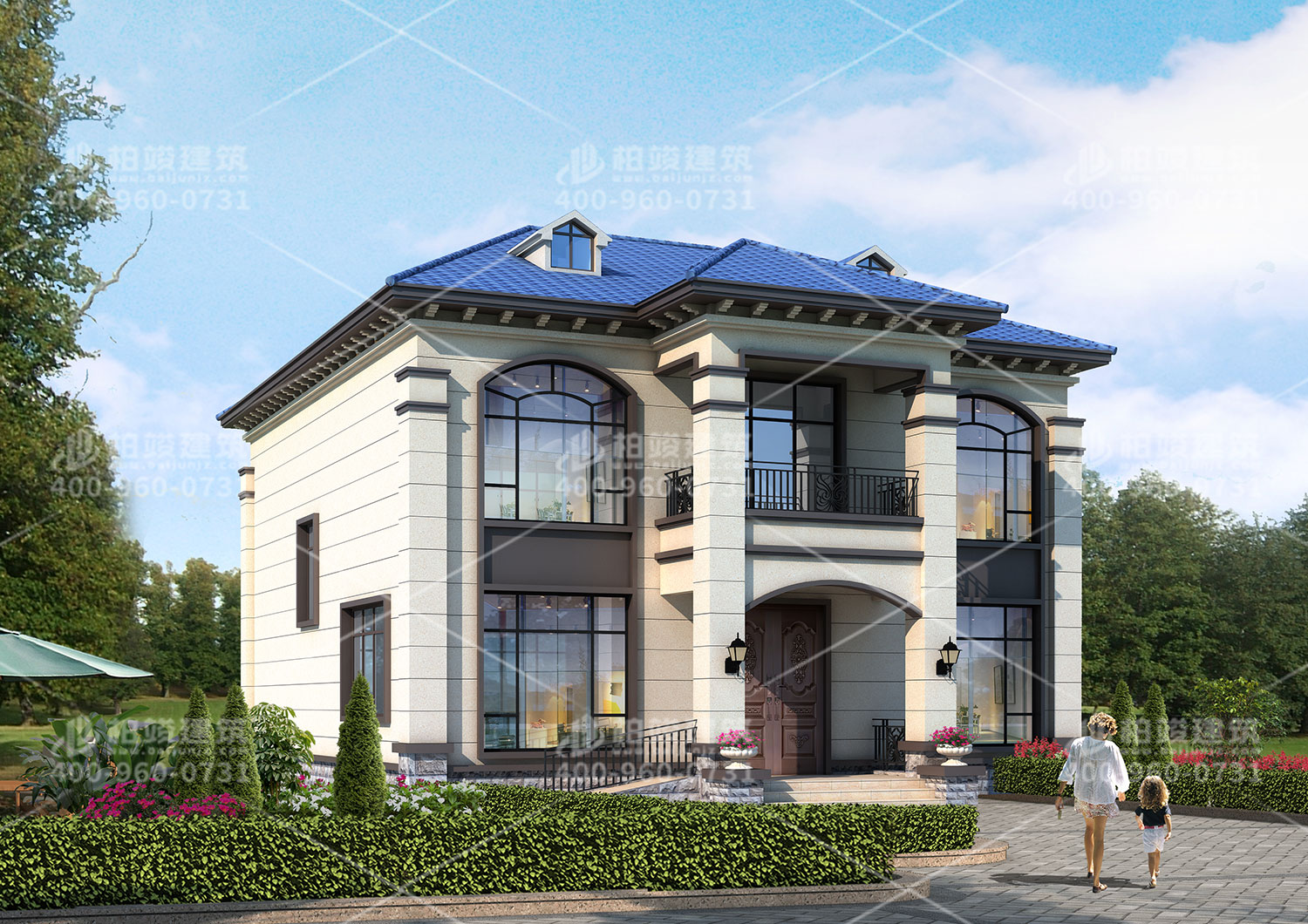 農(nóng)村二層中式風(fēng)格設(shè)計(jì)，帶老虎窗空間通透。