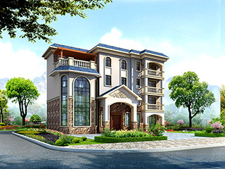 豪華歐式四層大型別墅設(shè)計(jì)圖紙，高端大氣上檔次！