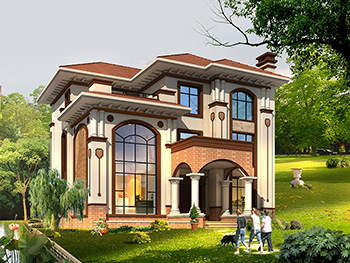 農(nóng)村三層復(fù)式樓房設(shè)計(jì)圖及效果圖，復(fù)式磚混結(jié)構(gòu) 造價(jià)30萬(wàn)