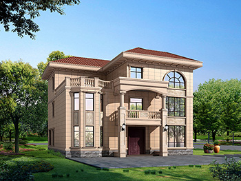 農(nóng)村三層樓房設(shè)計(jì)圖及效果圖，復(fù)式框架結(jié)構(gòu)