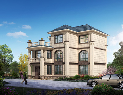 新農(nóng)村自建三層樓房設(shè)計圖紙，外觀簡單大方