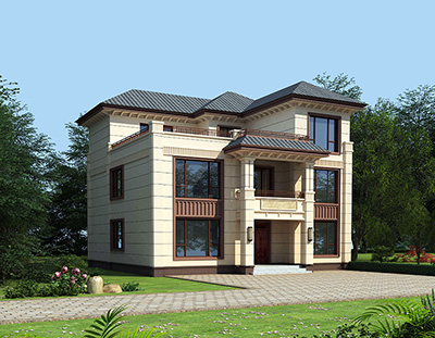 三層自建房設計圖 40萬農(nóng)村住宅設計