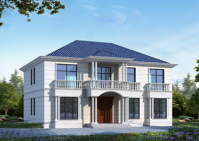 農(nóng)村2層自建房設計圖  二層別墅