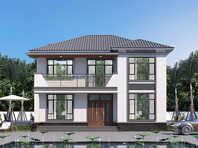 農(nóng)村二層中式小別墅設計圖